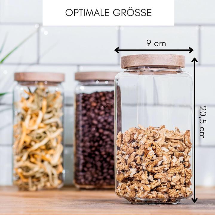 Immagine prodotto Econovo Set di barattoli per la conservazione (1.20 l)