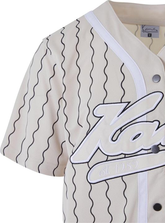 Produktbild Karl Kani KM233-014-1 KK Varsity Ziczac Pinstripe Baseball Shirt (M)