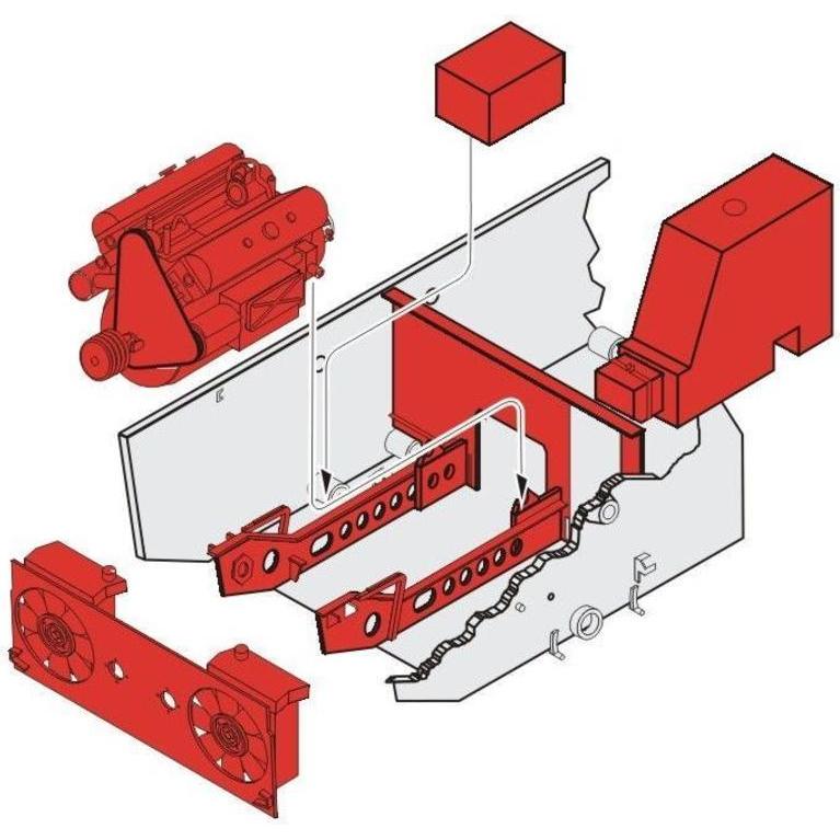 CMK StuG III Ausf. G Engine Set for Dragon