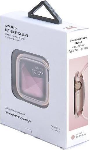 Actual product image Uniq etui Valencia Apple Watch Series 4/5/6/SE 40mm. różowo-złoty/blush gold pink