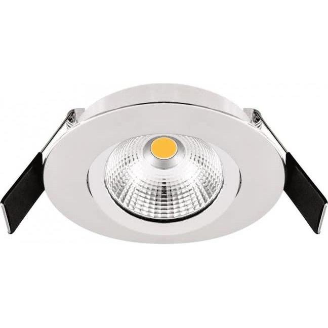 EVN, Wandleuchte + Deckenleuchte, LED-Einbaustrahler IP44 ESW44N60102 6W 683lm 3000K dimmb schwenkb DA68 weis (683 lm)