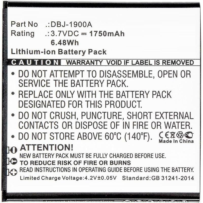 CoreParts Battery for Mobile (6480 mAh), Notebook Akku, Schwarz