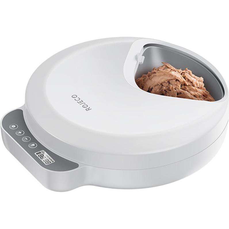 Meilleurs prix pour Rojeco F26 4 Meals Cat Feeder Button Version with 2 Ice Packs (white) (24 cl), Gamelle