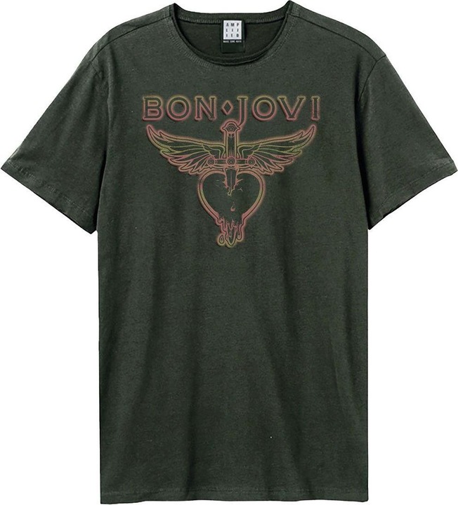 Immagine prodotto Amplified Maglietta Unisex Adulto Hold On Bon Jovi (XXL)