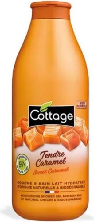 Actual product image Cottage Shower Gel and Moisturizing Milk Soft Caramel 750ml (750 ml)