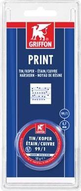 Produktbild Griffon LÖTDRAHT FÜR LEITERPLATTEN - ZINN/KUPFER - 99/1 (Lötbrennkopf)