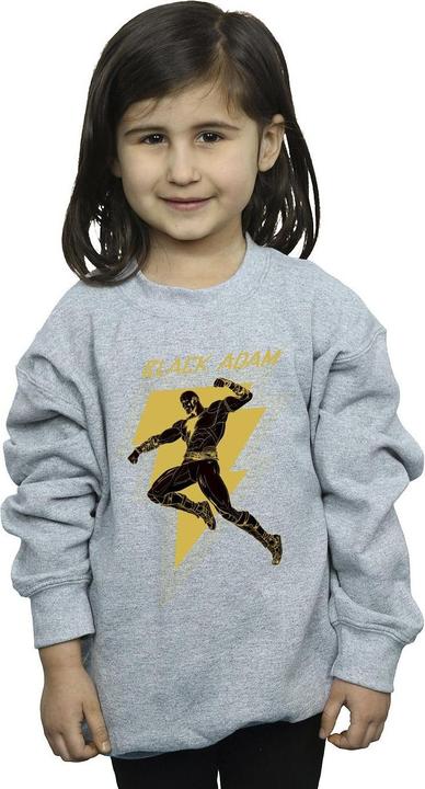 Produktbild Black Adam Golden Bolt Chest Sweatshirt Mädchen (104)