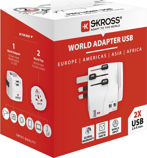 Produktbild Skross World Adapter Pro Light USB - World