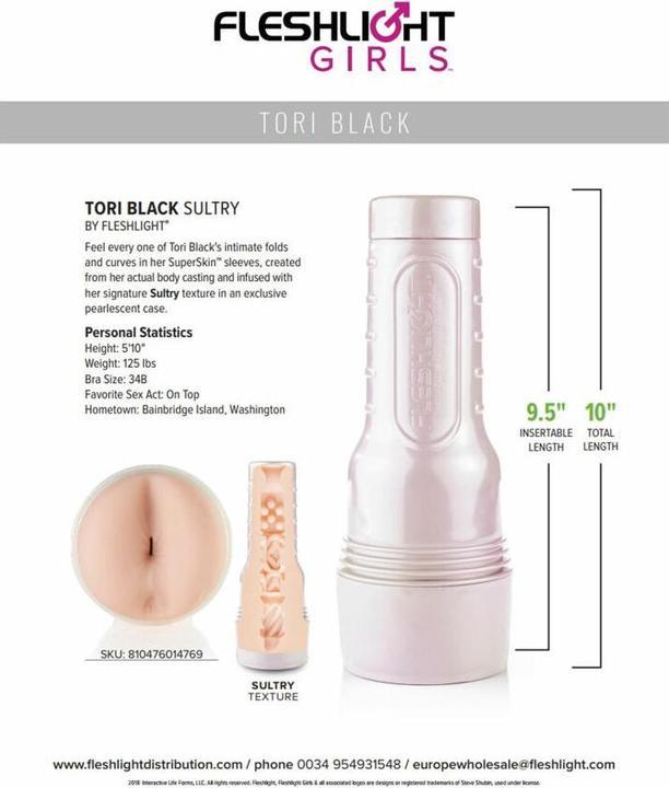 Image du produit Fleshlight Tori Black