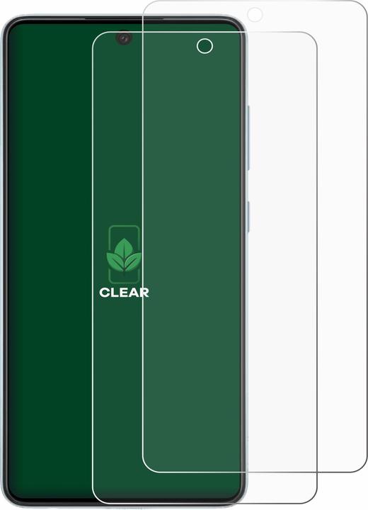 Produktbild ScreenLeaf Schutzfolie nachhaltiger Displayschutz Displayschutzfolie Folie Klar Transparent (2 Stück, Samsung Galaxy A52 5G)