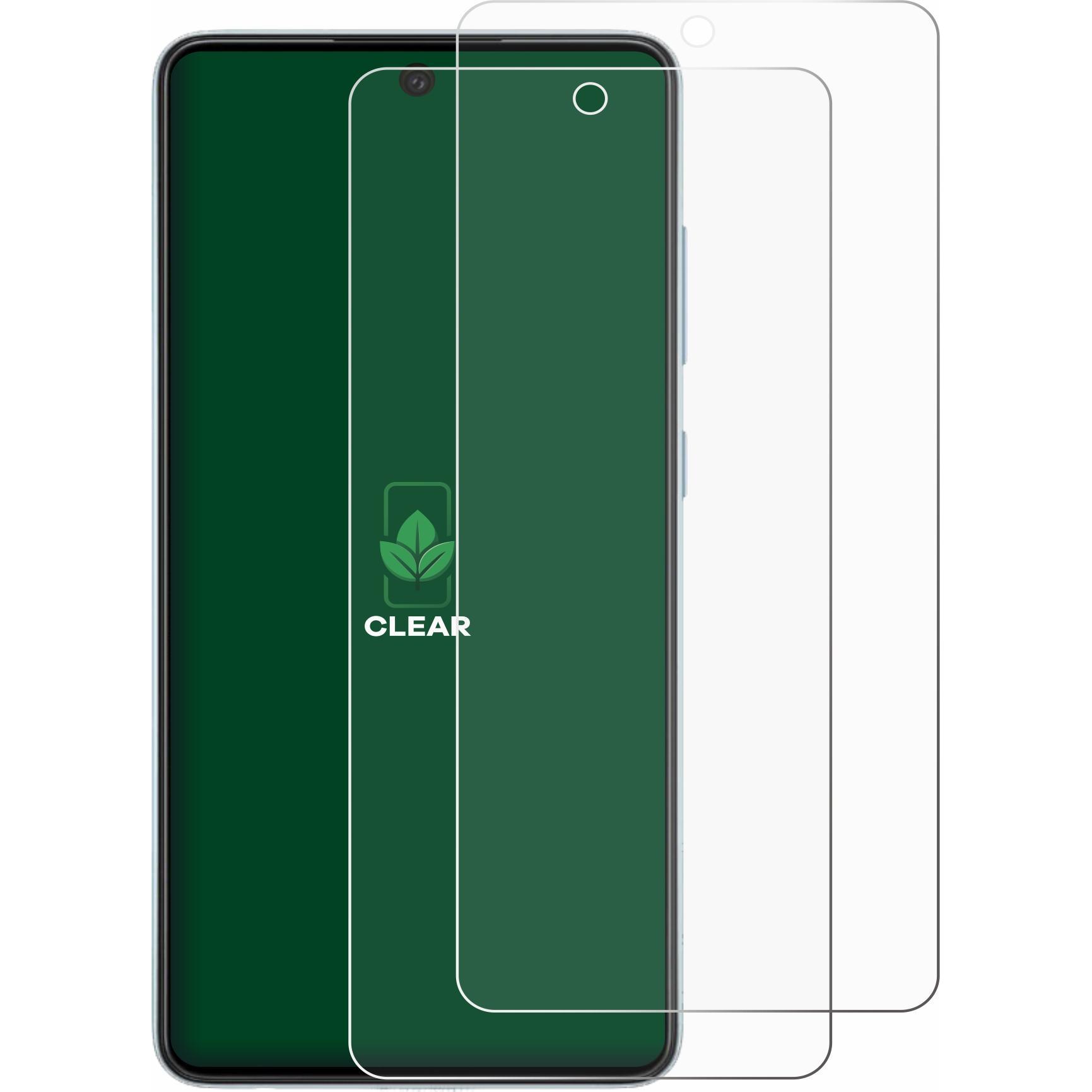 Thumbnail - ScreenLeaf Schutzfolie nachhaltiger Displayschutz Displayschutzfolie Folie Klar Transparent (2 Stück, Samsung Galaxy A52...
