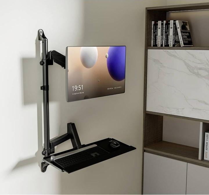 Produktbild myWall My Wall HL64L 1 Stück Monitor-Wandhalterung 43,2 cm (17") - 81,3 cm (32") Schwar (Wand, 32")