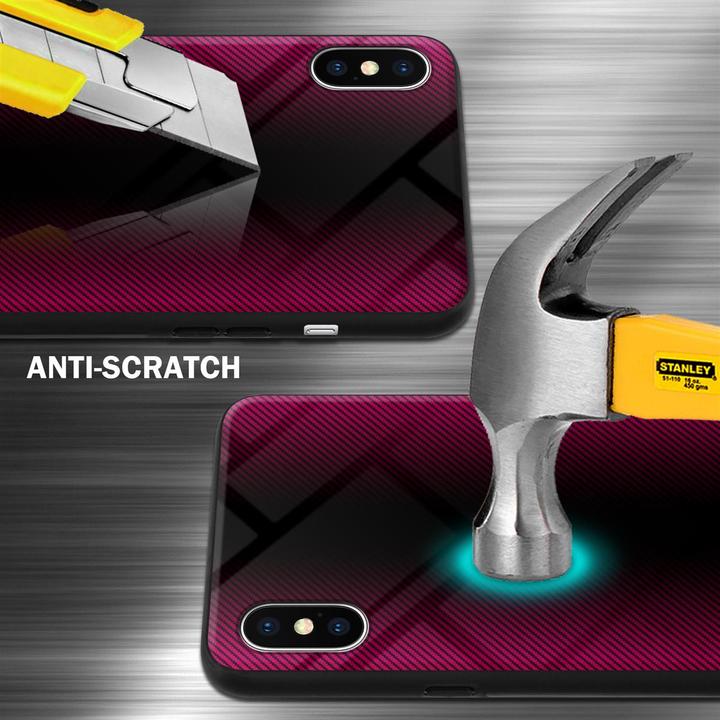 Immagine prodotto Cadorabo Copertura di vetro a strisce in TPU (Apple iPhone XS Max)