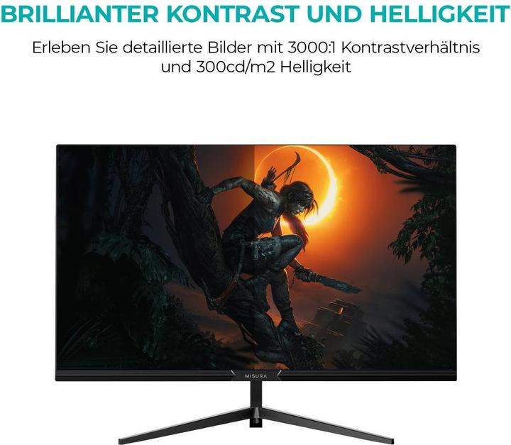 Actual product image Misura Gaming monitor 27" - 240 Hz (1920 x 1080 pixels, 27")