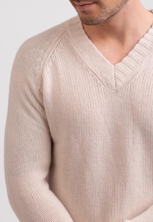Produktbild Cash-Mere Recycelter Kaschmir V-Ausschnitt Pullover (S)