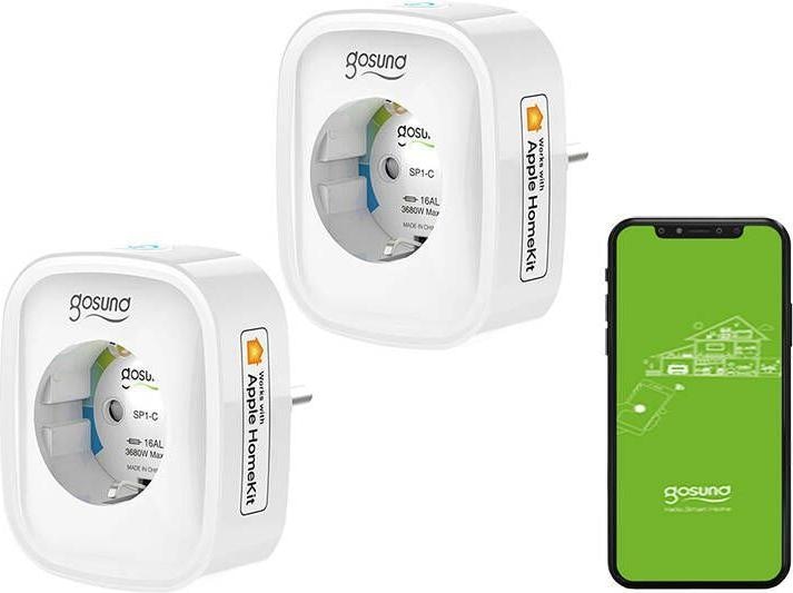 Produktbild Gosund Smart socket WiFi SP1-H (2-pack)(HomeKit)