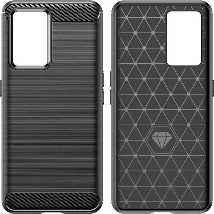 Actual product image Hurtel Carbon Case case for Realme GT Neo 3 flexible silicone carbon cover black (Realme GT Neo 3)