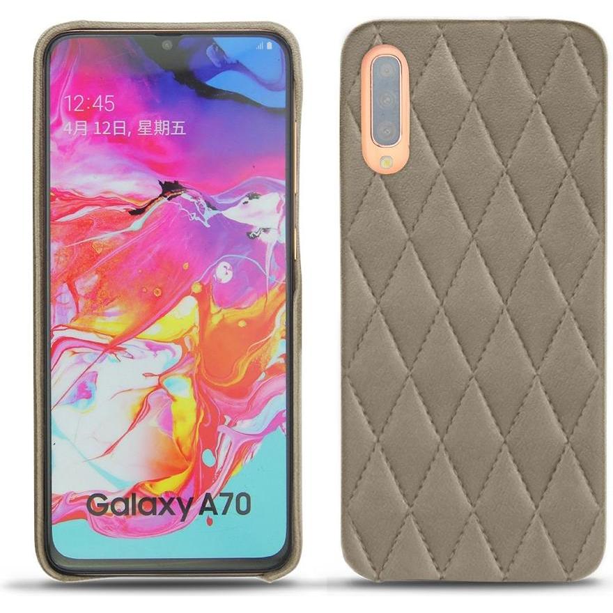 Noreve Lederschutzhülle (Samsung Galaxy A70), Smartphone Hülle, Beige