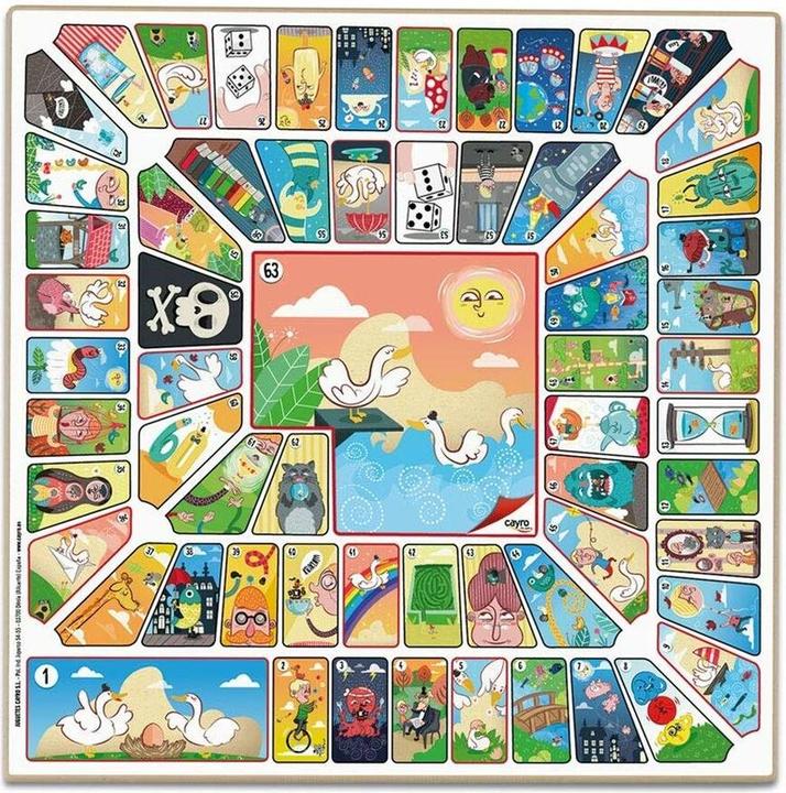 Produktbild Cayro Parchís-Oca Spielbrett (Englisch, Spanisch)