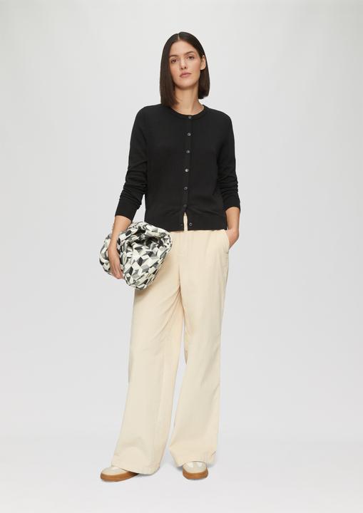 Produktbild S.Oliver Strickjacke Rundhals-Strickjacke mit Knopfleiste (44)