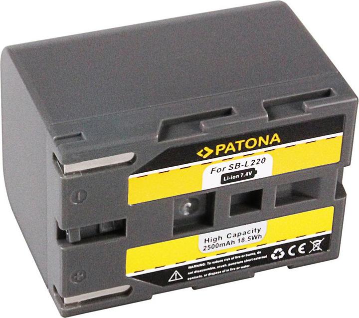 Actual product image Patona Battery f. Samsung SB-L220 SB-LS70 SB-L110 SB-LS110 SB-L70
