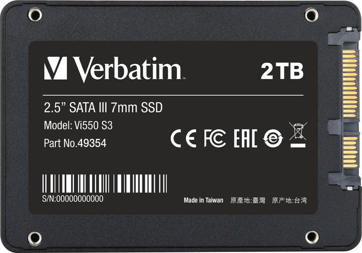 Actual product image Verbatim Vi550 S3 (2000 GB, 2.5")