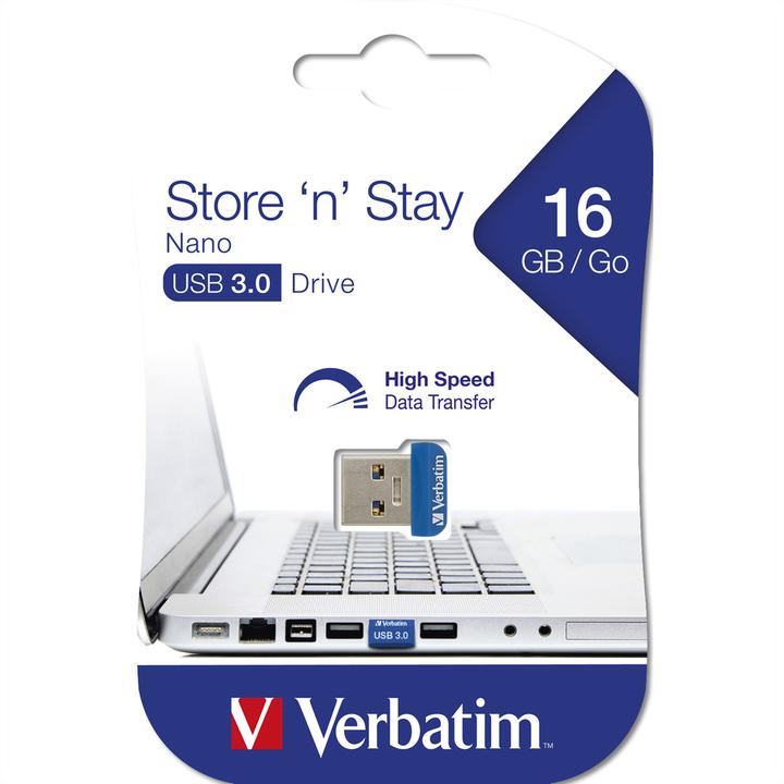 Produktbild Verbatim Nano USB (16 GB, USB-A, USB 3.0)