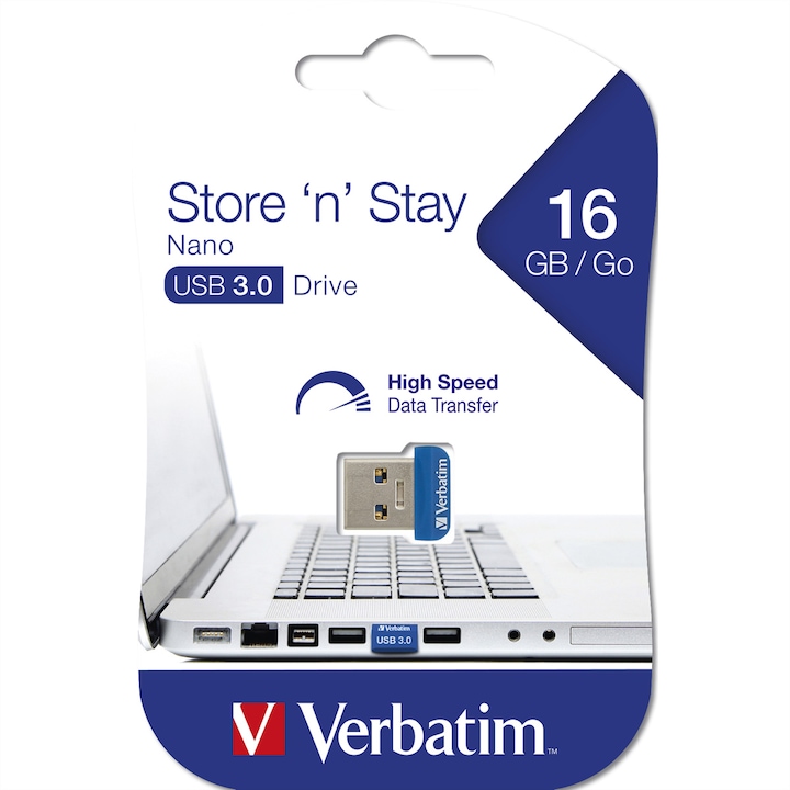 Image du produit Verbatim Nano USB (16 Go, USB-A, USB 3.0)