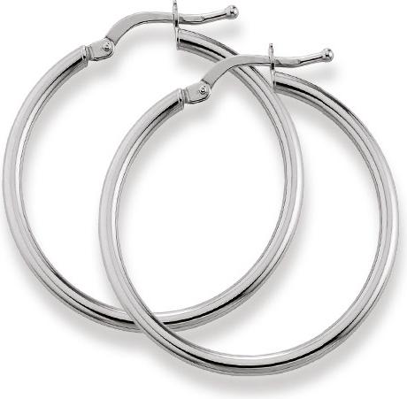 Immagine prodotto Natsumi Schmuck Creoli in oro bianco 18K/750 Ø 29-54mm Rotondo Ø 29mm (Oro bianco 750/18 K)