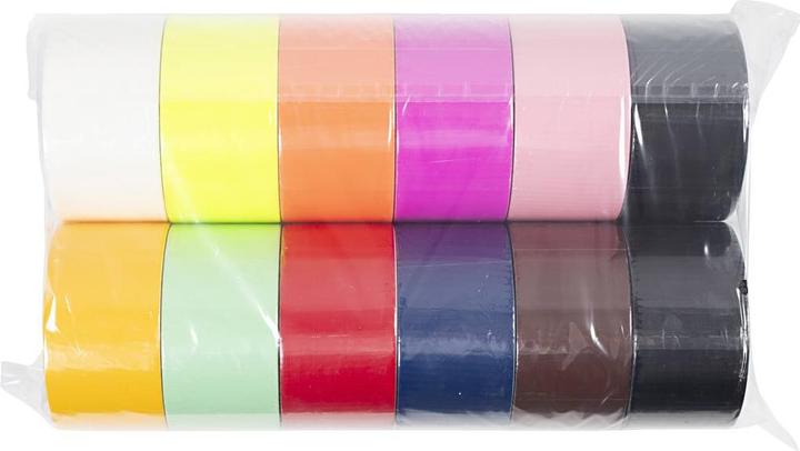 Actual product image Creativ Company Fabric Tape Duct Tape 48 mm x 5 m, Multicolor (48 mm)