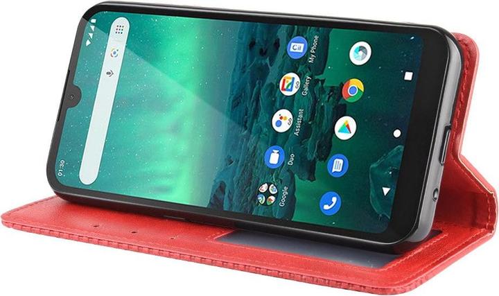 Actual product image Cover-Discount Nokia 1.3 - Stand Flip Case Cover red (Nokia 1.3)