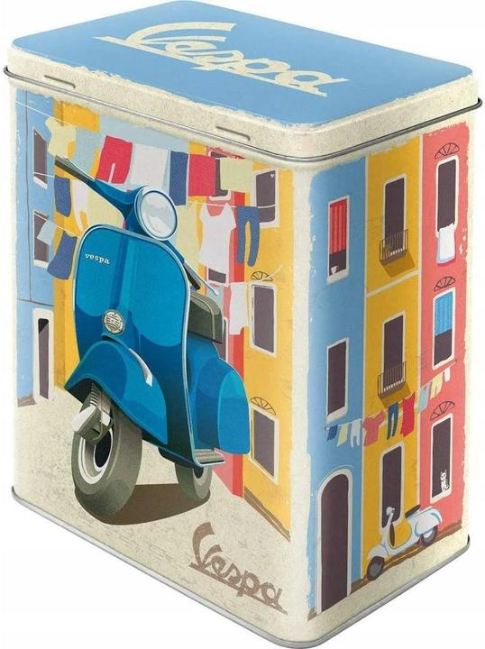 Actual product image Nostalgic-Art Merchandising Tin Box Vespa 14x20x10 (3 l)