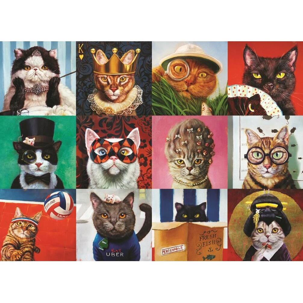 Thumbnail - Eurographics Lustige Katzen (1000 Teile)