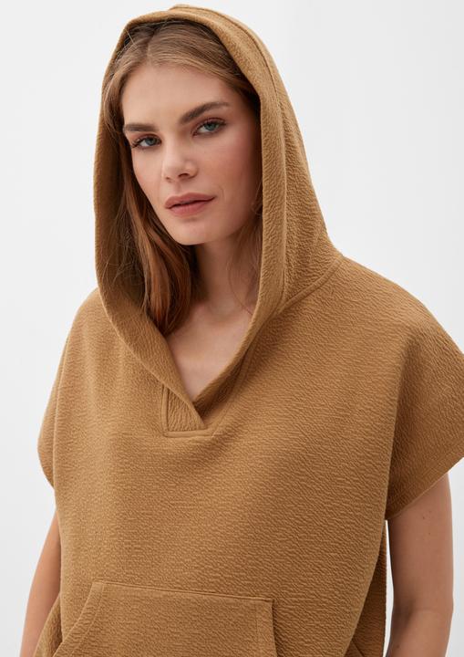 Produktbild s.Oliver Sweatshirt Hoodie mit kurzen Ärmeln (40)