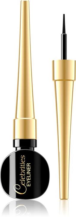 Actual product image Eveline Celebrityes Eyeliner Waterproof Eye Contourerack (Black)