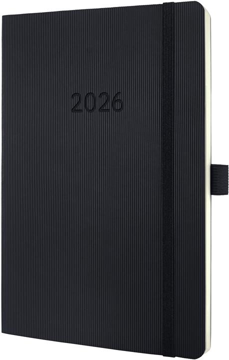 Image du produit Sigel Wochenagenda Conceptum Liniert, 2026, Schwarz, 13.5 x 21 cm (13,5 x 21 cm, 1 semaine / 2 pages)