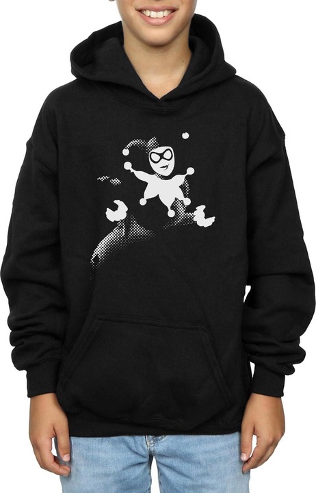 Produktbild Harley Quinn Spot Kapuzenpullover Jungen (140, 146)