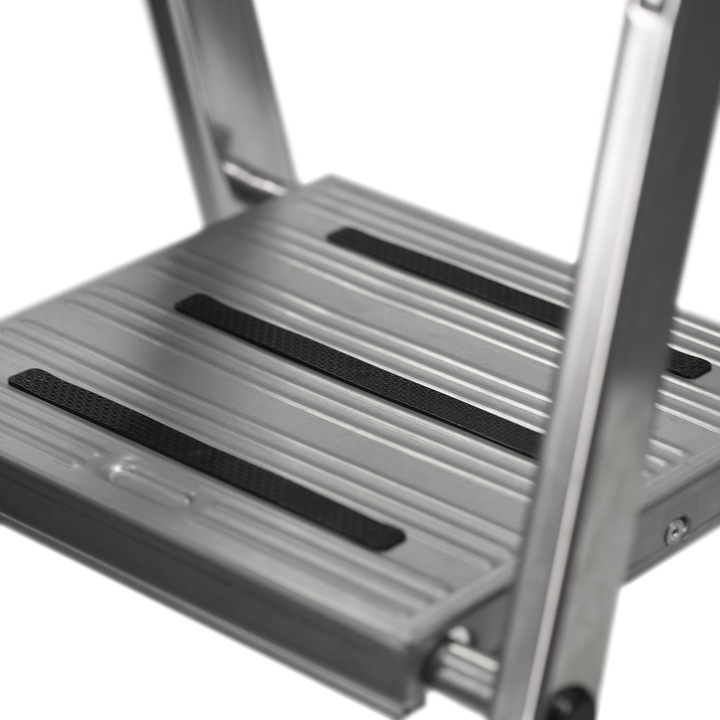 Actual product image Krause Safety Folding ladder silver (Folding step, 45 cm)