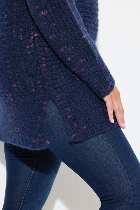 Produktbild Ulla Popken Pullover, Spaceyarn-Effekt, Rollkragen, Langarm (54)