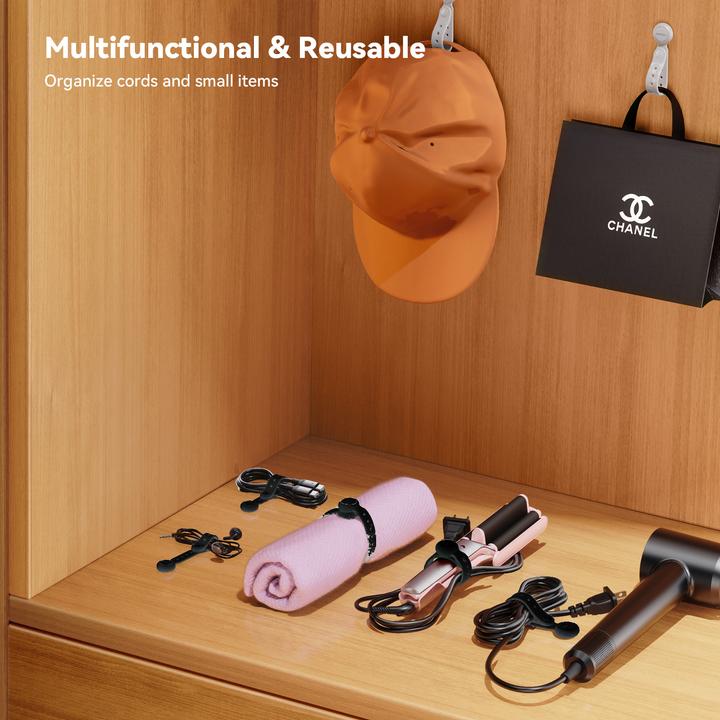 Produktbild Joyroom magnetic silicone cable tie JR-ZS422 (Kunststoffkabelbinder, 6 Stk.)
