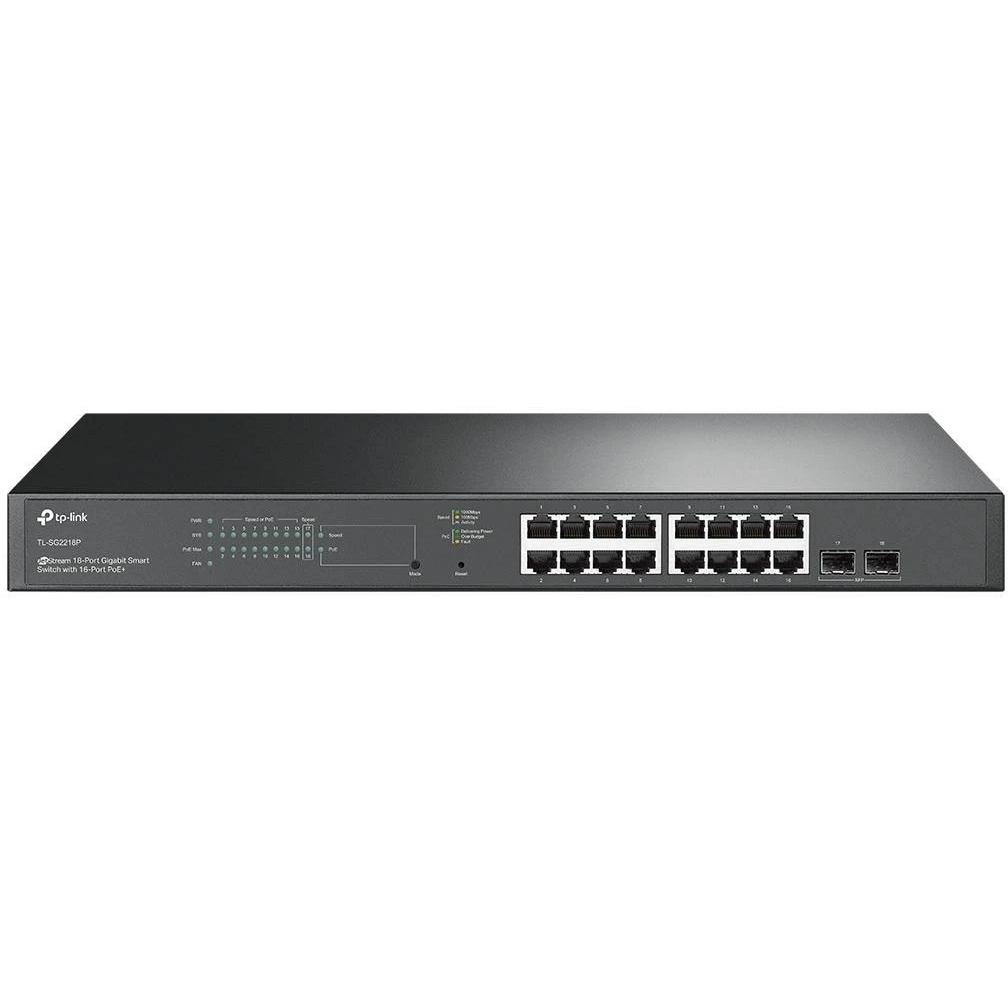 TP-Link JetStream (18 Ports), Netzwerk Switch, Schwarz