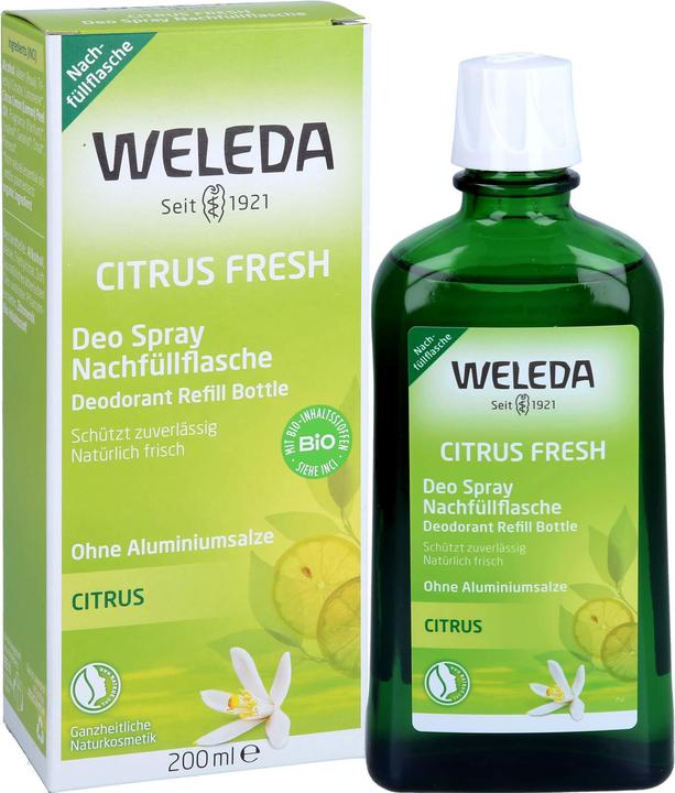 Actual product image Weleda Citrus Deodorant Refill Bottle (Spray, 200 ml)