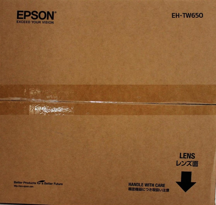 Actual product image Epson Eh-Tw650 (Full HD, 3100 lm, 1.02 - 1.23:1)