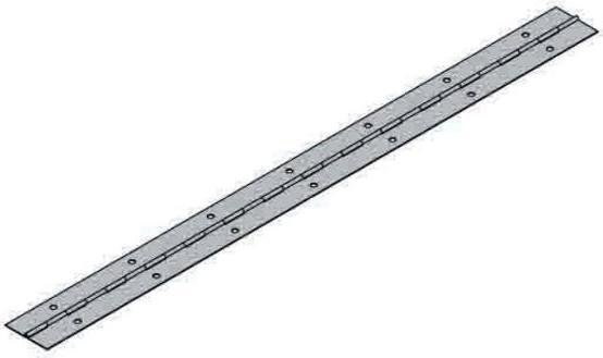Immagine prodotto Hettich Stangenscharnier 32x400 mm vermessingt (1 pz.)
