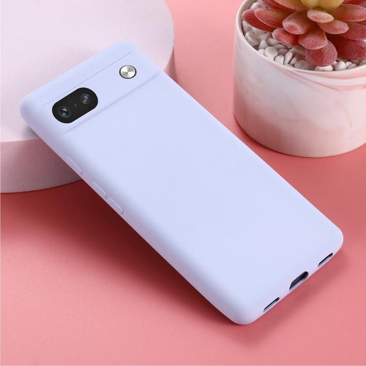 Produktbild Cover-Discount Google Pixel 7a - Silikon Gummi Hülle violett (Google Pixel 7a)