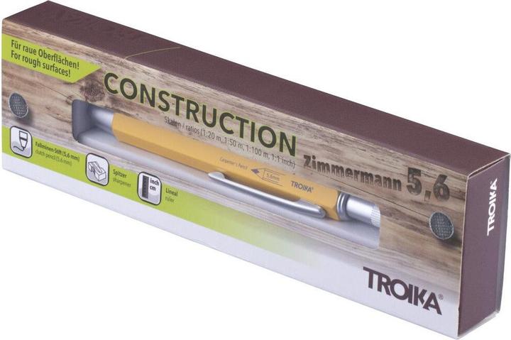 Immagine prodotto Troika Zimmermannsbleistift ZIMMERMANN 5,6 (5.60 mm, HB, 1 x)