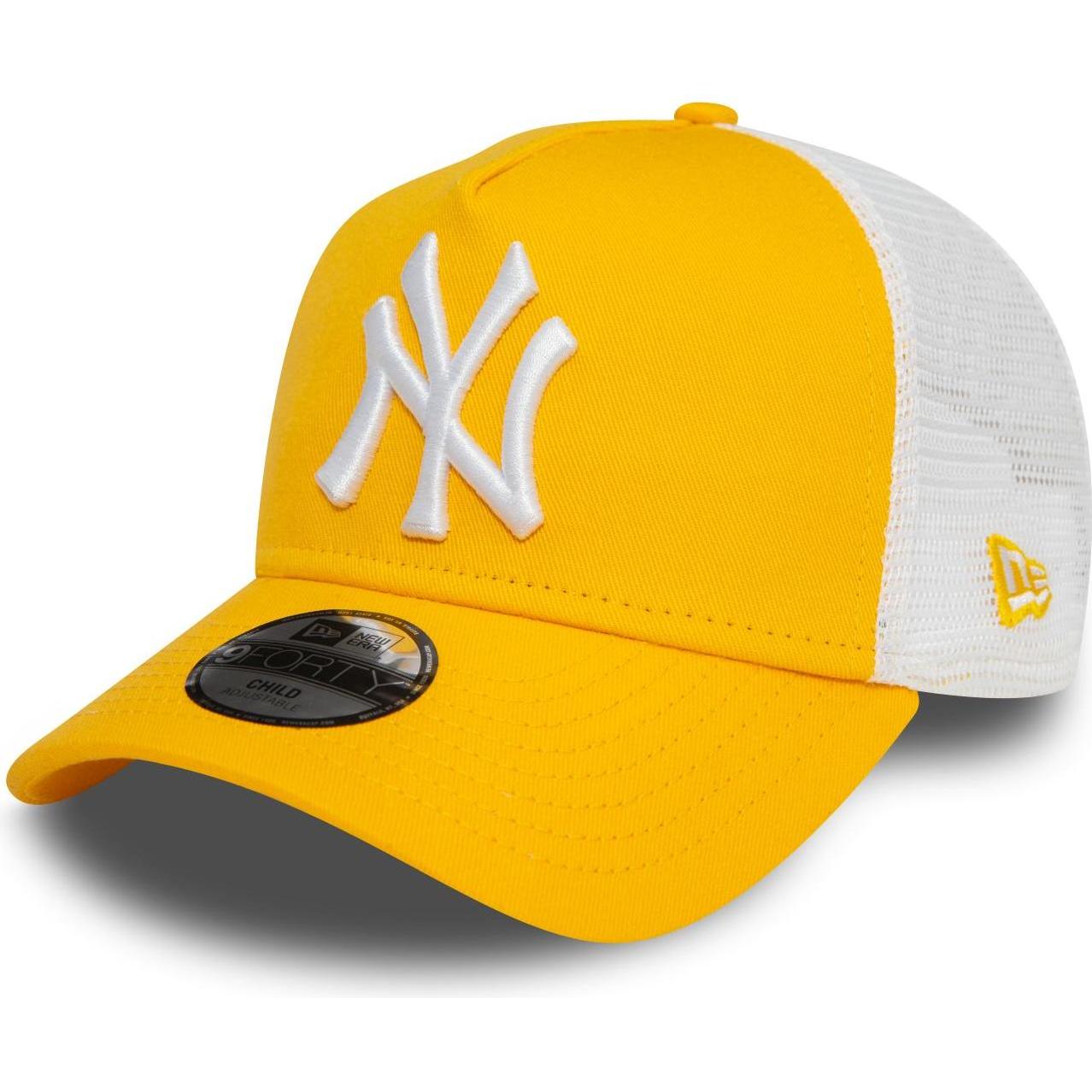 New Era, Jungen, Cap, Kinder Trucker Cap - New York Yankees gelb - Child, Gelb, (53, 54 C, 52 C)