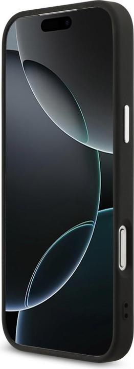 Immagine prodotto Guess Case Magsafe 4G PU Leather Case With Triangle Logo And Silver Metal Camera Frame For iPhone 17 (Apple iPhone 17 Pro Max)