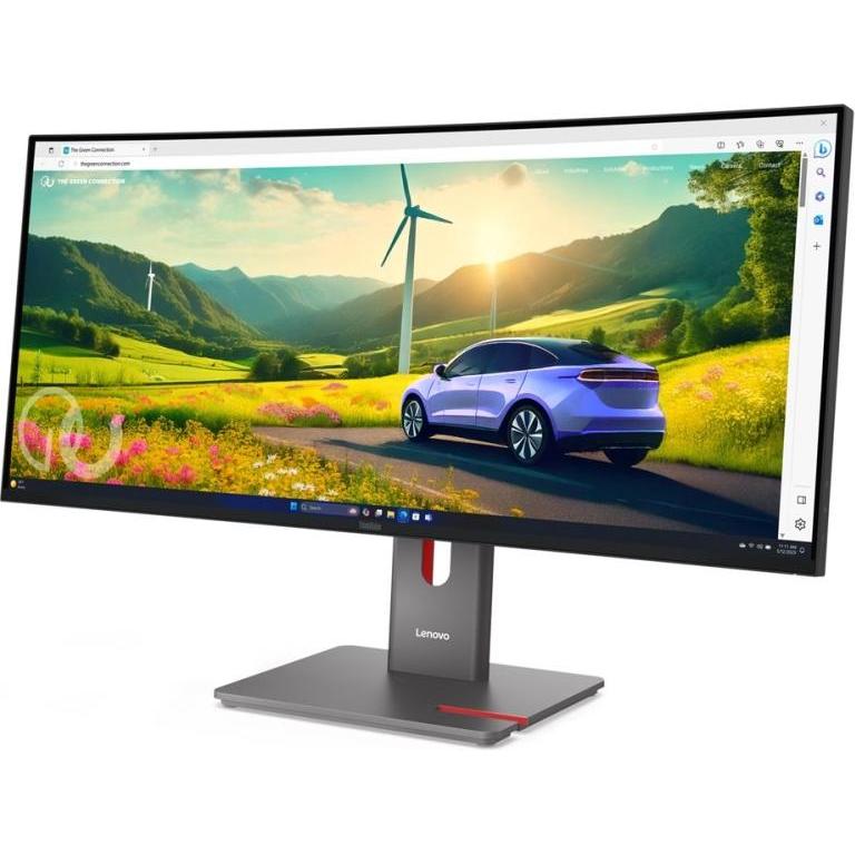 Lenovo ThinkVision P27QD-40 (2560 x 1440 Pixel, 27"), Monitor, Schwarz
