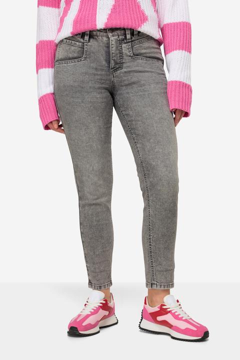 Image du produit Laurasøn 7/8-Slim-Jeans, 5-Pocket, Saum-Umschlag (46)